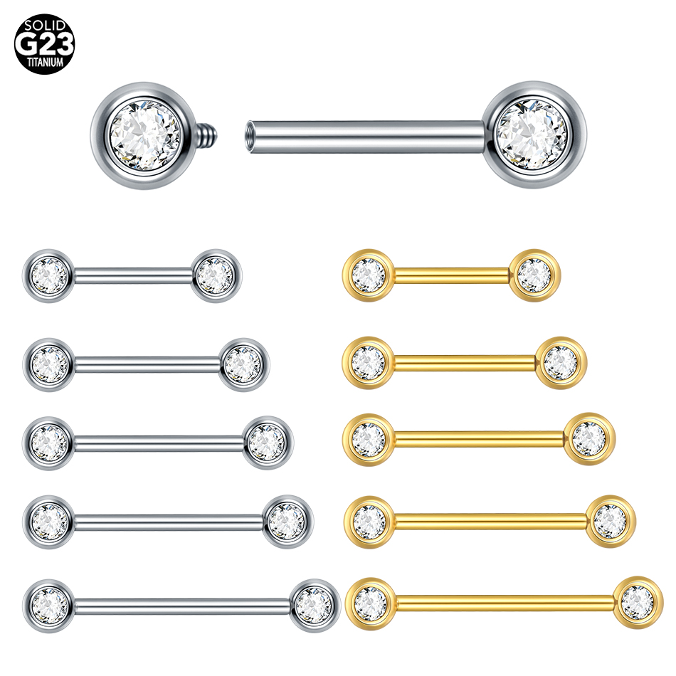 Zoor Body Jewelry - 1/5 шт., титановое кольцо для сосков
