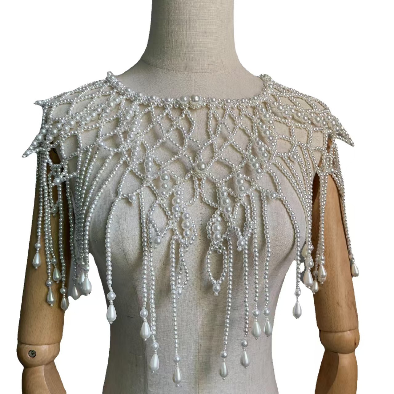 Body Jewelry Vest - Изысканное пончо-накидка в викторианском стиле с