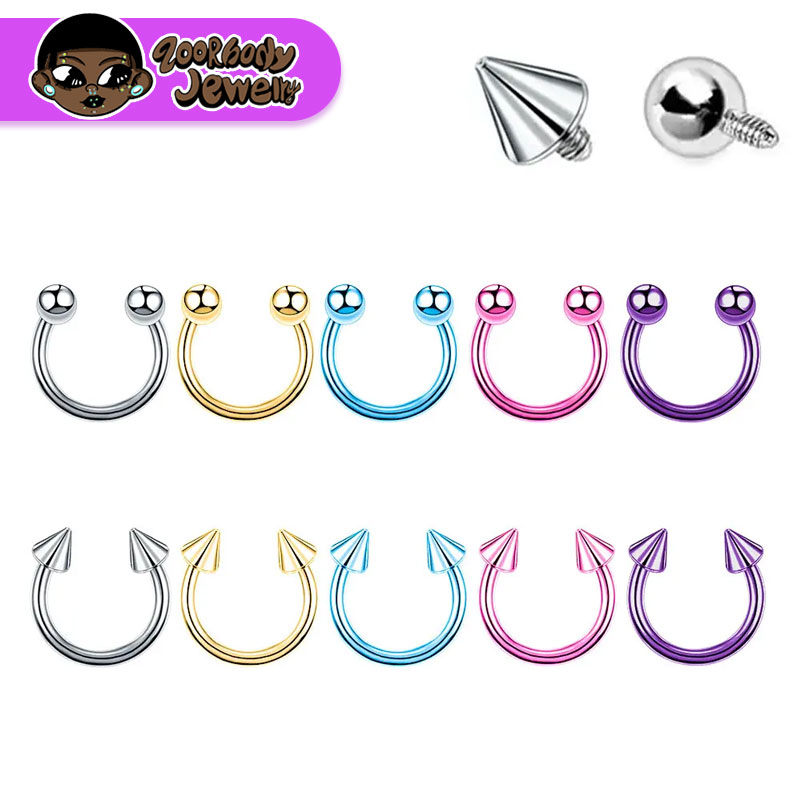 Zoor Body Jewelry - 5 шт. ASTM F136 титановый пирсинг