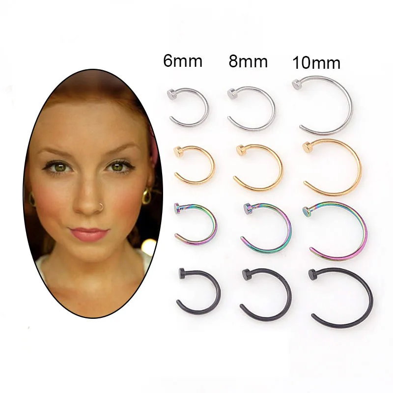 Body Jewelry Earrings - Набор из 5 штук: Кольца для