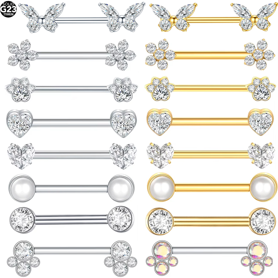 Zoor Body Jewelry - 1 шт. Титановый пирсинг для соска