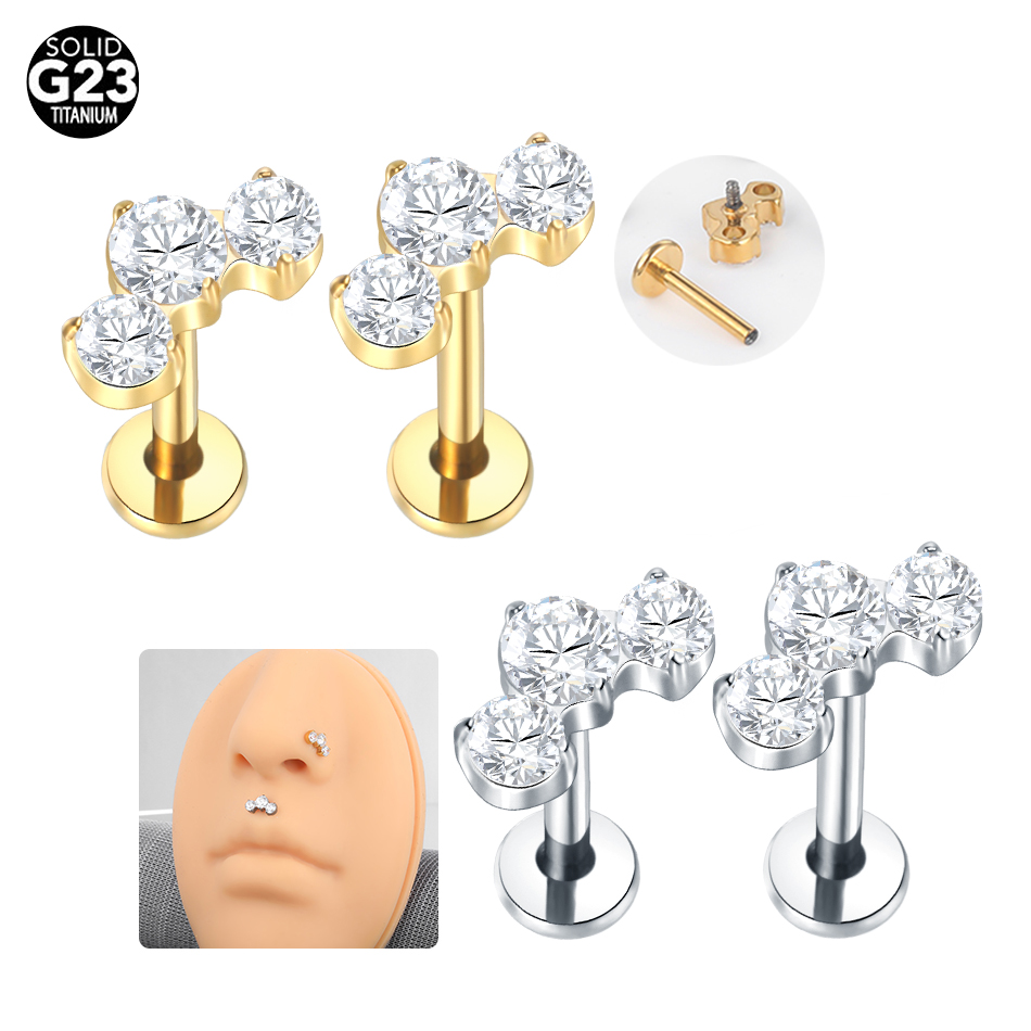 Zoor Body Jewelry - Кольцо для губ из титана с