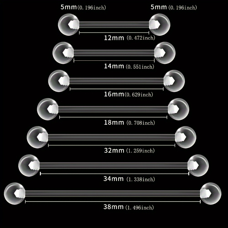 Body Jewelry Stores - JKC Store, 10 шт., набор акриловых