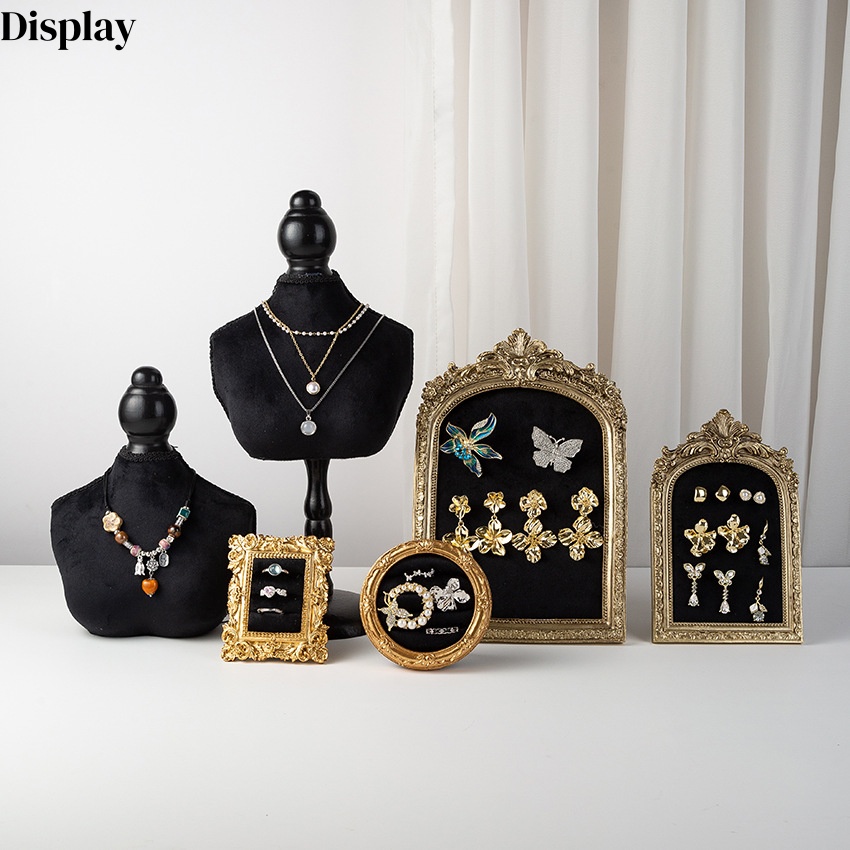 Body Jewelry Stores - Черная бархатная подставка-манекен для демонстрации украшений,