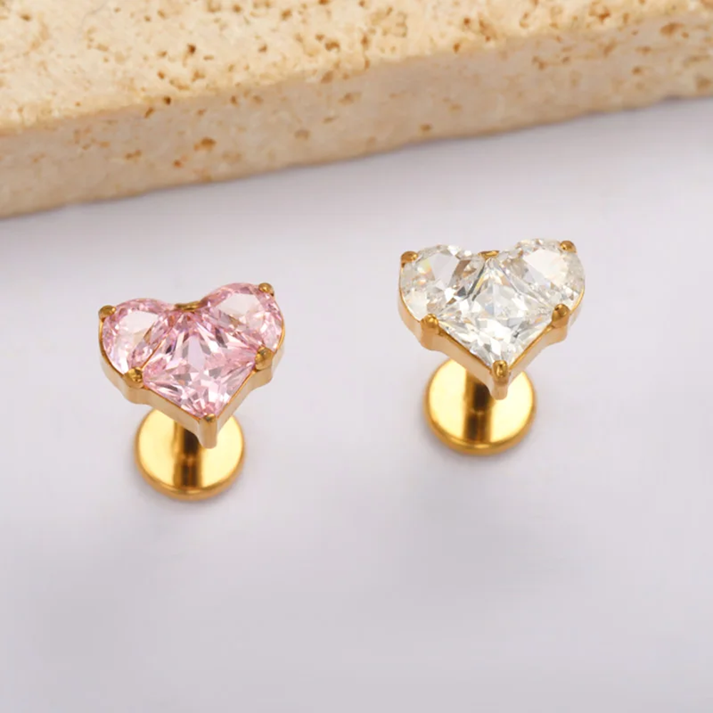 Серьга-гвоздик из титанового с – обзор и цена Zoor Body Jewelry