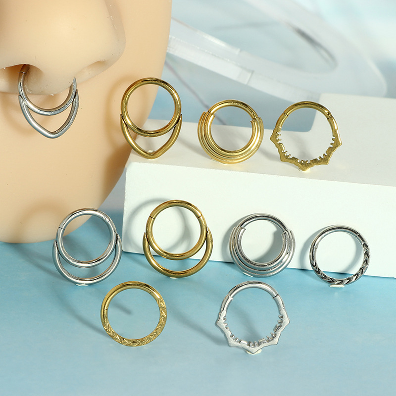 Серьги-кольца в носу, металлич – обзор и цена Body Jewelry Earrings
