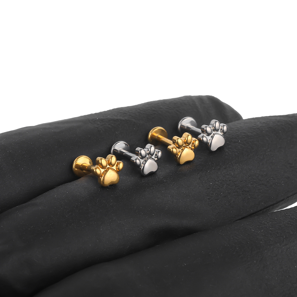 1 шт., серьги-гвоздики из тита – обзор и цена Zoor Body Jewelry
