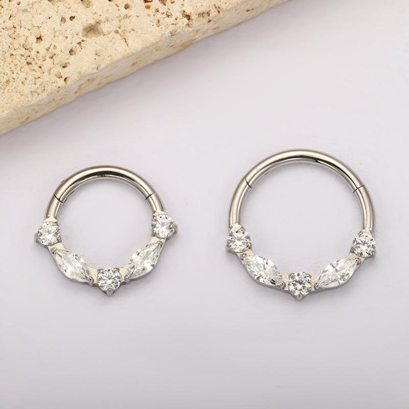 ASTM F136 Титановая маркиза CZ – обзор и цена Zoor Body Jewelry