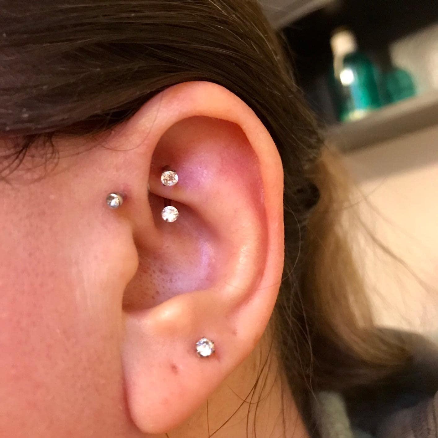 Набор из 4 украшений для пирси – обзор и цена Body Jewelry Vertical Labret