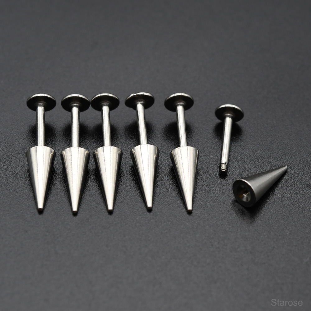 Starose 2 шт. готические конус – обзор и цена Body Jewelry Vertical Labret