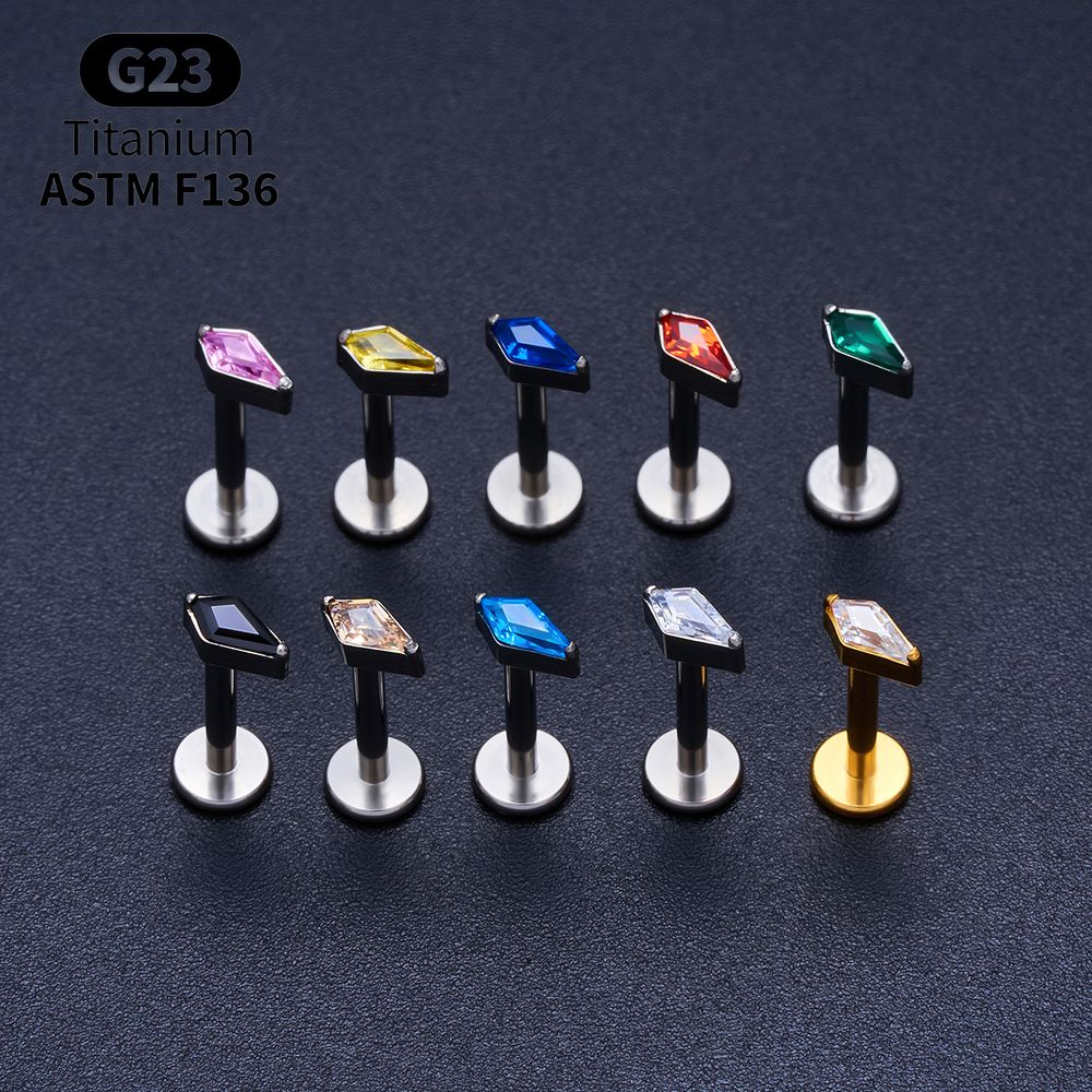 Набор титановых лабретов с вну – обзор и цена Body Jewelry Vertical Labret