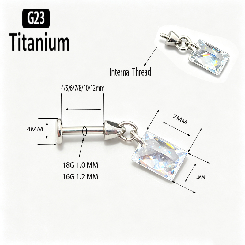 Титановые серьги-лабреты G23 с – обзор и цена Body Jewelry Vertical Labret