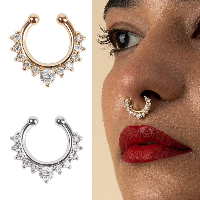 1 шт. U-образный зажим для нос – обзор и цена Body Jewelry Earrings