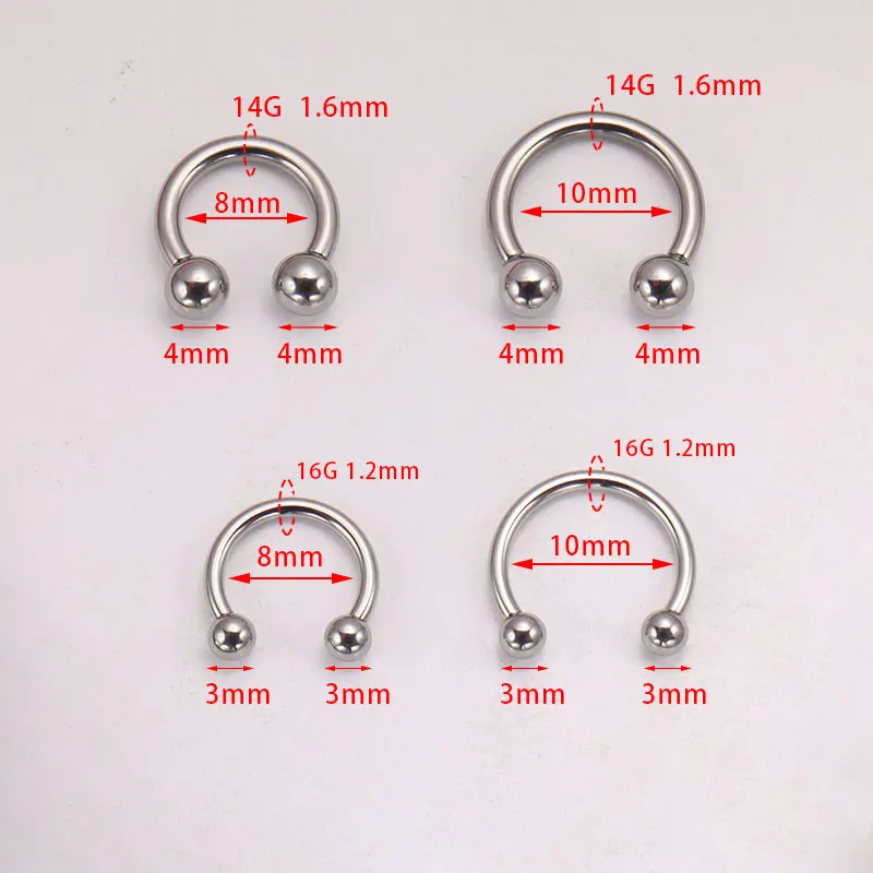 5 шт. ASTM F136 титановый пирс – обзор и цена Zoor Body Jewelry