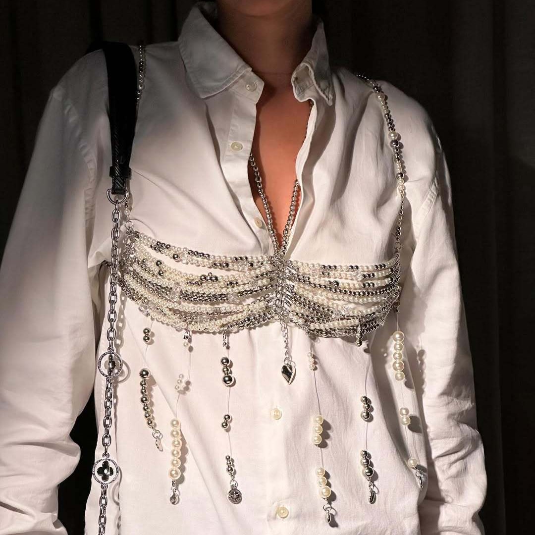 Роскошный дизайн 2022, жилет с – обзор и цена Body Jewelry Vest