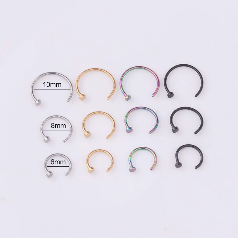 Набор из 5 штук: Кольца для пи – обзор и цена Body Jewelry Earrings