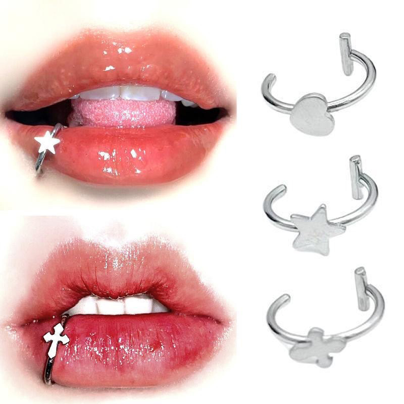 1 шт., искусственное кольцо в  – обзор и цена Body Jewelry Earrings