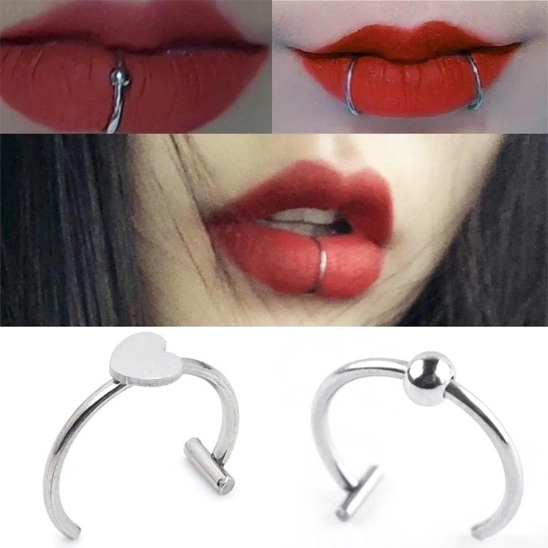 1 шт., искусственное кольцо в  – обзор и цена Body Jewelry Earrings