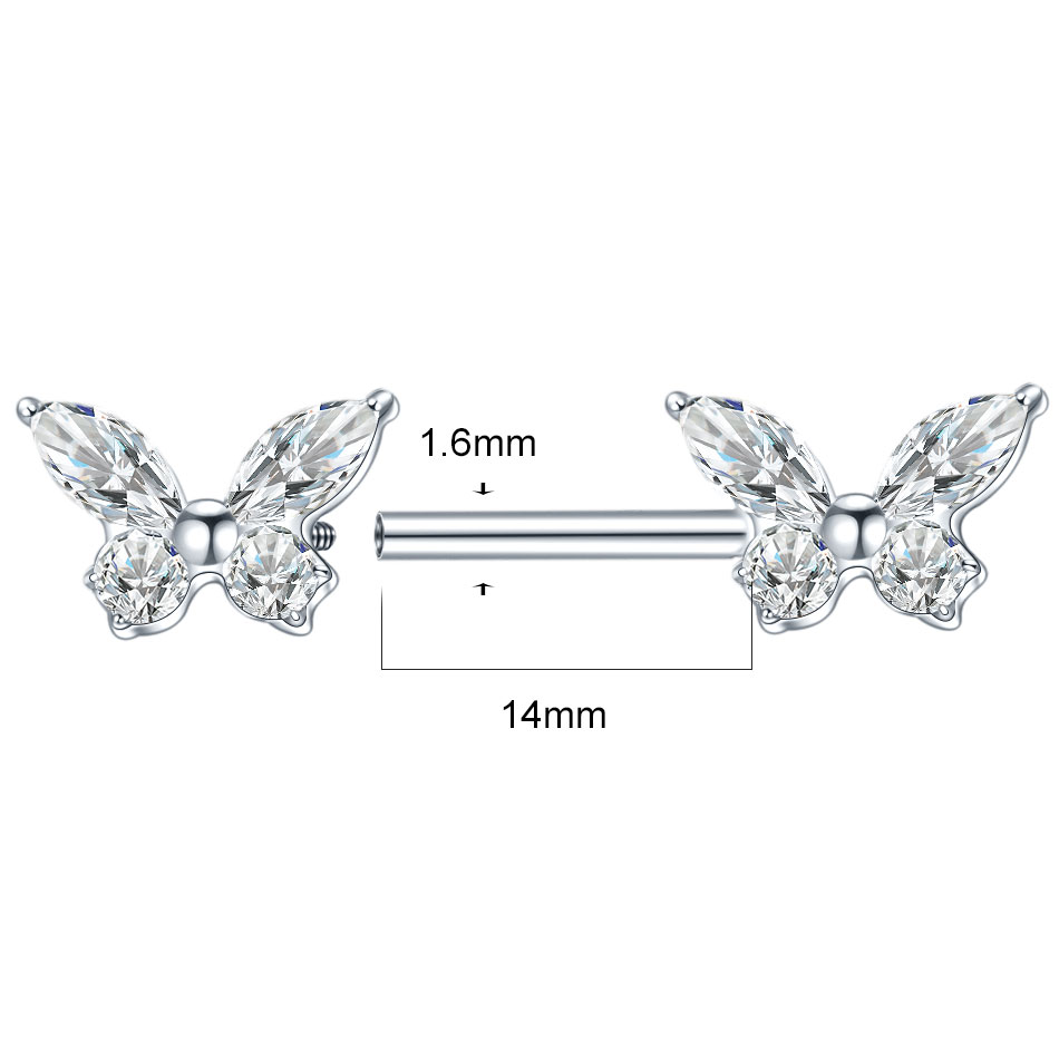 1 шт. Титановый пирсинг для со – обзор и цена Zoor Body Jewelry