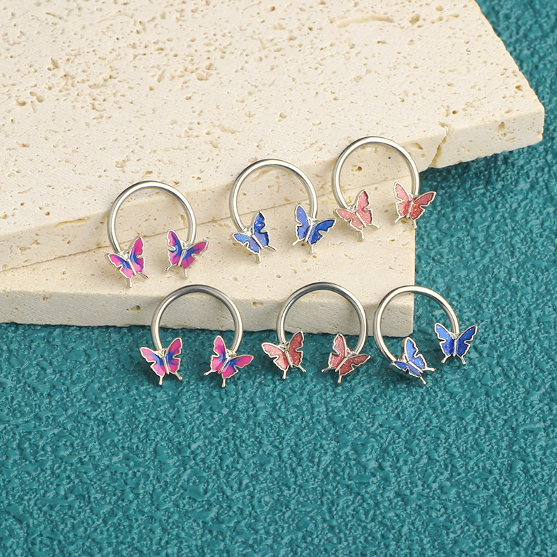 Кольцо для пирсинга 16G из хир – обзор и цена Body Jewelry Earrings