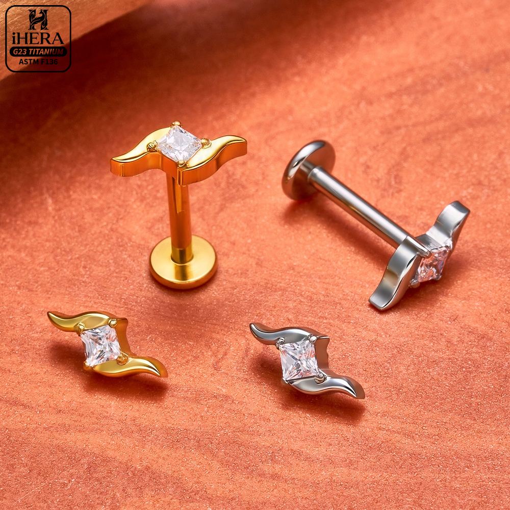 Титановые лабреты G23: сегмент – обзор и цена Body Jewelry Vertical Labret
