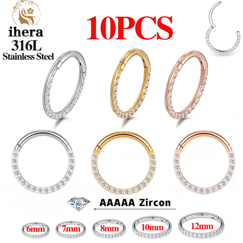 1/10 шт. Кольца для носа из не – обзор и цена Body Jewelry Earrings