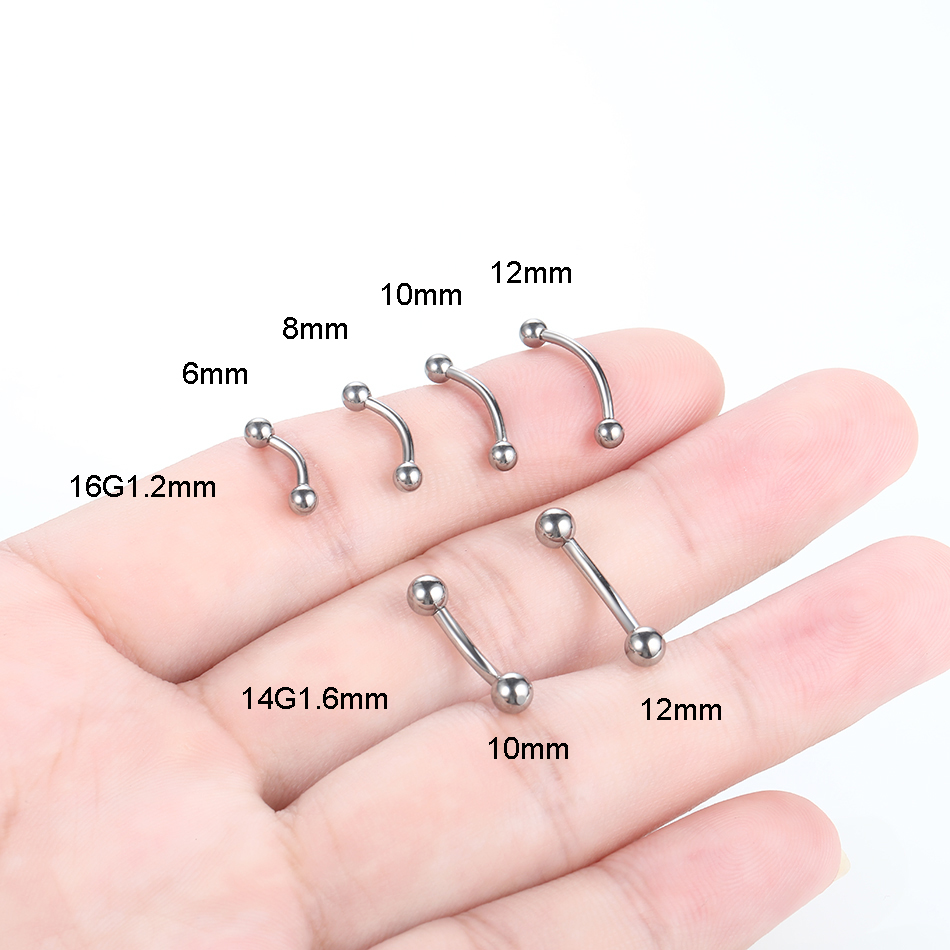 1 шт., титановый пирсинг, изог – обзор и цена Zoor Body Jewelry