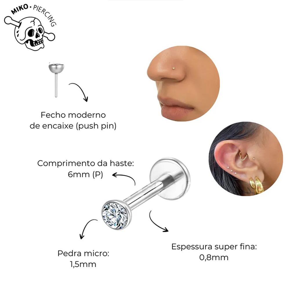 Набор из 10 титановых пирсинг- – обзор и цена Zoor Body Jewelry