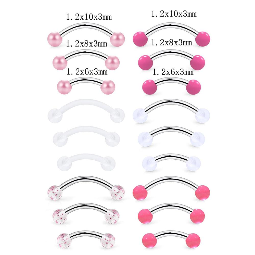 Набор из 18 штук: пирсинг-штан – обзор и цена Body Jewelry Vertical Labret