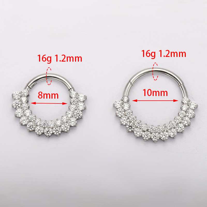 ASTM F136 Титановый кликер Пер – обзор и цена Zoor Body Jewelry
