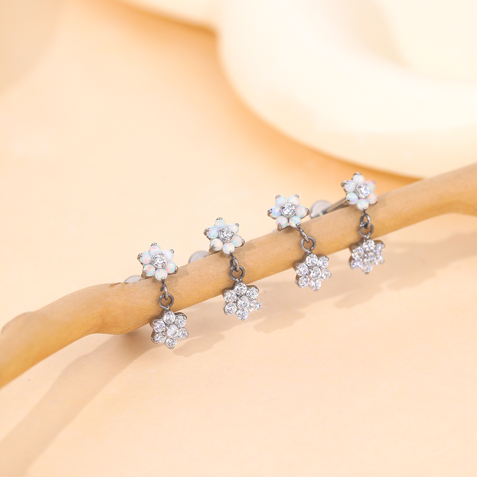 1 шт., титановые серьги-гвозди – обзор и цена Zoor Body Jewelry